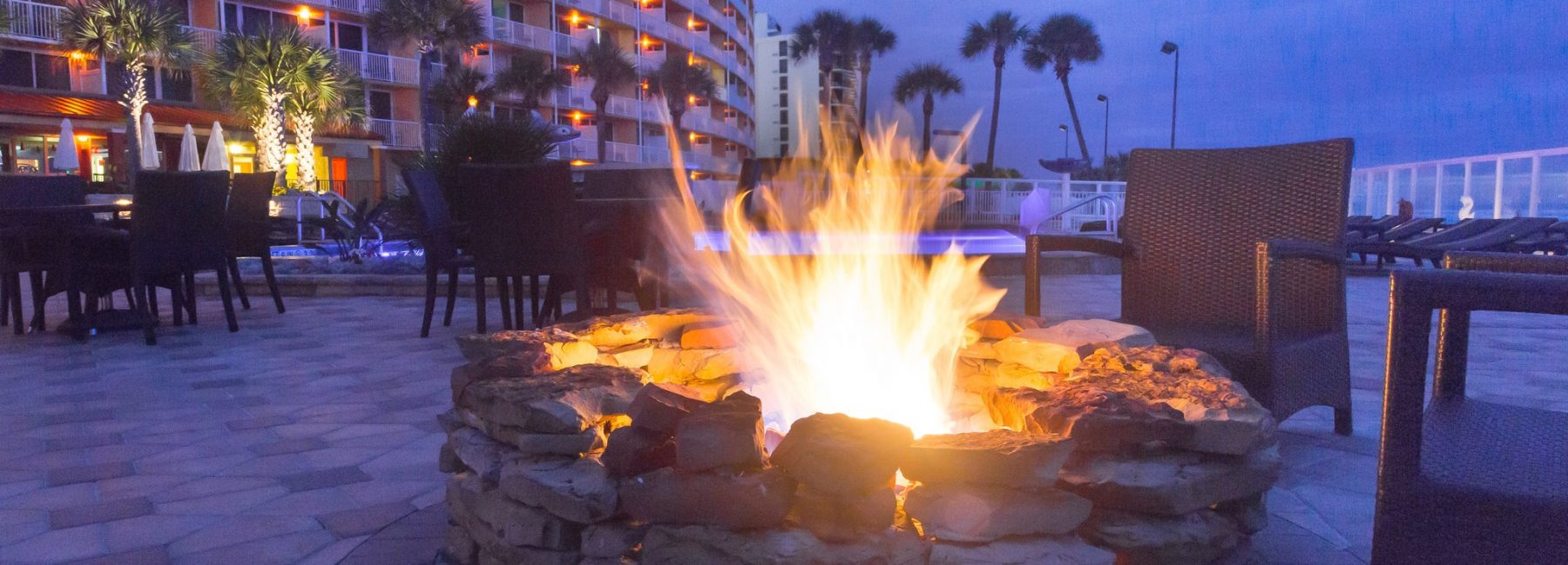 unwind by our two oceanfront firepits