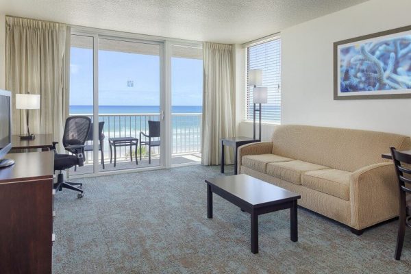 Holiday Inn Resort Daytona Beach Oceanfront Suite Living Room